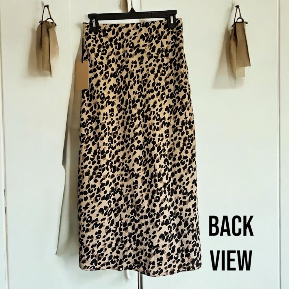 NWT Halogen Animal Print Skirt XS - Picture 2 of 8